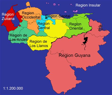 Geografia De Venezuela Regiones Venezolanas