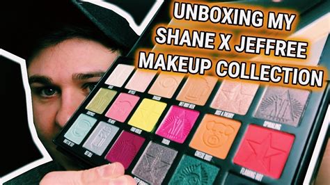 Unboxing The Shane X Jeffree Makeup Collection Tanner Kerns Youtube