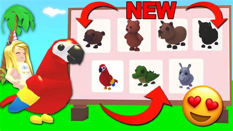 Buying All The New Jungle Pets In Adopt Me Roblox Youtube