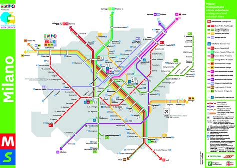 Mappa Zone Metro Milano