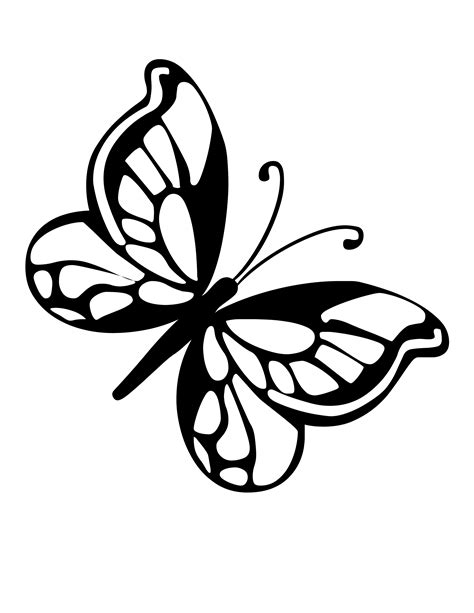 Butterfly Line Art Clipart Best