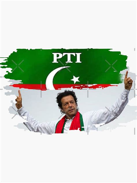 Imran Khan Pakistan Pti Sticker For Sale By Nabiljamal Redbubble