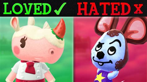 Most Loved And Hated Villager From Every Personality Animal Crossing