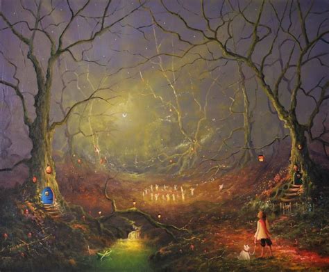 Enchanted Forest Painting The Enchanted Forest By Joe Gilronan