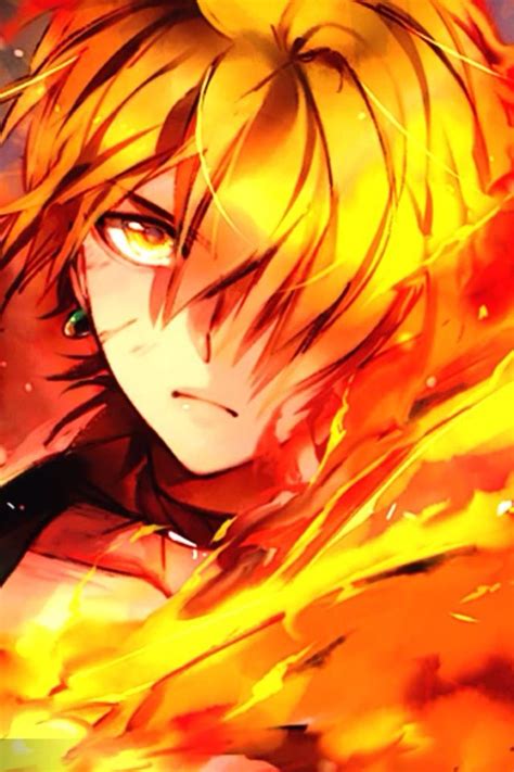 Tons of awesome fire anime wallpapers to download for free. Fire, blond, alibaba, magi, magic, wallpaper, background ...