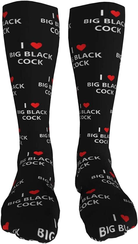 I Love Big Black Cock Mens Casual Long Socks Clothing