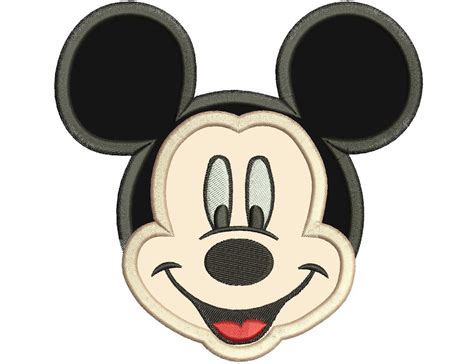 Mickey Mouse Disney Embroidery Applique Design Applique Disney