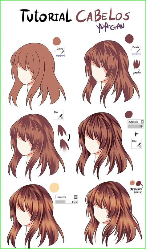 Anime Hair Color Meaning 14078 I Can T Even Draw Hair To