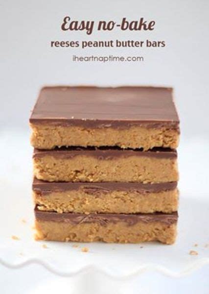 Easy No Bake Peanut Butter Bars Recipe By Kathy Cookeatshare