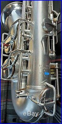 Nearmint Conn M Viii Naked Lady Rare Silver Plate Rolled Tone Hole Pro