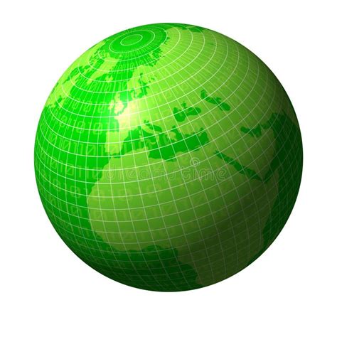 Green Globe Stock Illustration Illustration Of Globe 11968162