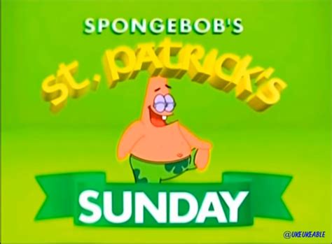Spongebobs St Patrick Sunday Encyclopedia Spongebobia Fandom