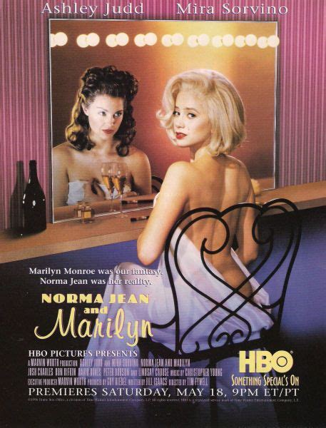 Ashley Judd Mira Sorvino Clipping Norma Jean And Marilyn Movie Ad