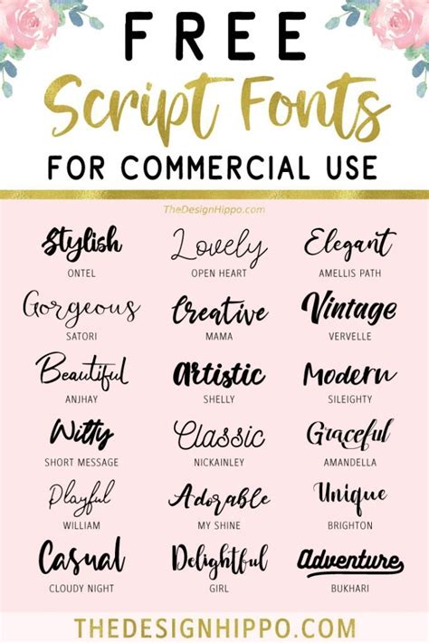 Free Script Fonts For Commercial Use That You Ll Be Amazed By