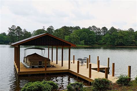 Image Result For Covered Lakeside Docks Lakefront Living House Boat
