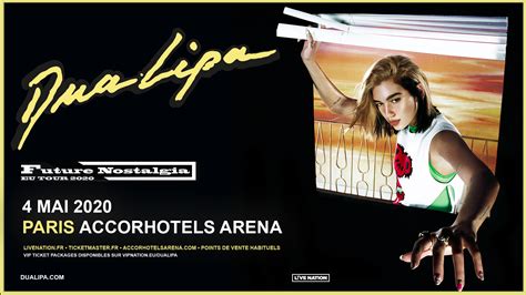 Dua Lipa En Concert à Laccorhotels Arena De Paris En 2020 Just Music