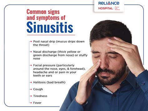 Common Signs And Symptoms Of Sinusitis