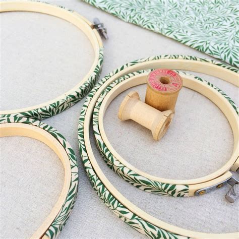 Willow Leaf Embroidery Hoop Frame By Stitchkits Crafts