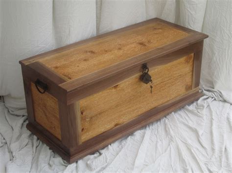 Custom Made Sea Chest Blanket Trunk By Bearkat Wood