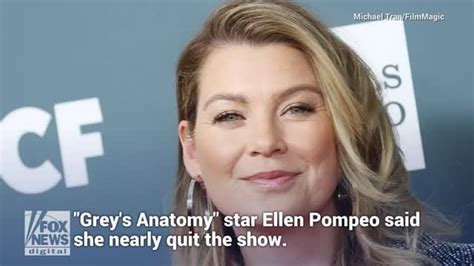 Ellen Pompeo Says Greys Anatomy Set Was So Toxic She Almost Quit