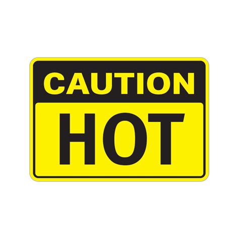 Printed Vinyl Caution Hot Stickers Factory