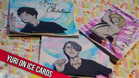 Itʼs all about pink and kawaii & aesthetic. Anime Decorations DIY: Yuri On Ice Watercolor Christmas ...