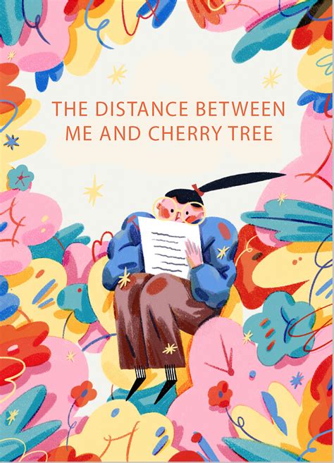 The Distance Between Me And Cherry Tree插画商业插画王雪曈tong原创作品 站酷zcool
