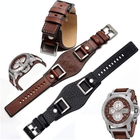 Fossil Jr1157 Watchband Genuine Leather 24mm Men Watch Strap High Quality Leather Bracelet Retro