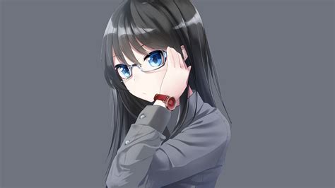Anime Girl Glasses Pfp