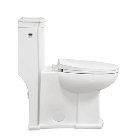 Siphonic One Piece Toilet With Dual Flush System Home Magic Llc