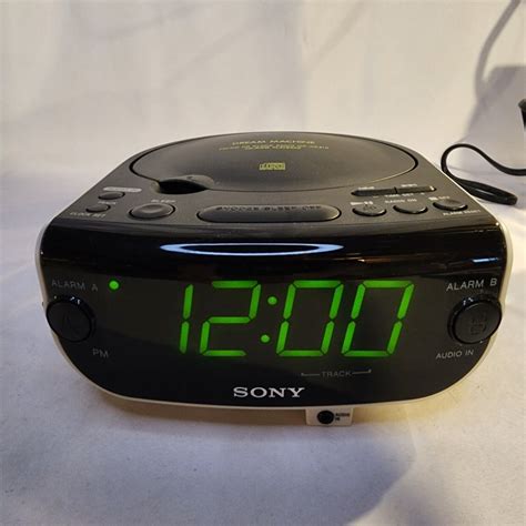 Sony Alarm Clock Dream Machine Fmamcd Dual Radio Icf Cd815 1 Ebay