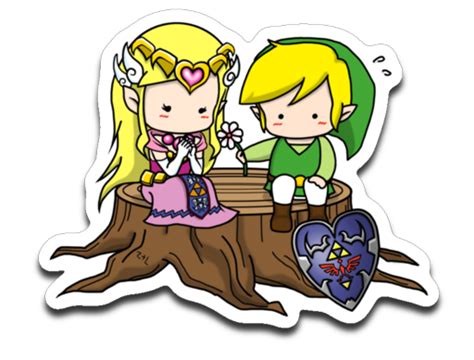Hyrule Love Legend Of Zelda and Link Sticker Decal | Legend of zelda, Geek art print, Legend