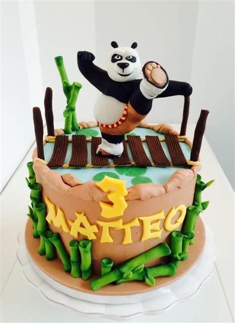 Kung Fu Panda Tortas Torta Panda Y Tortas Para Niños