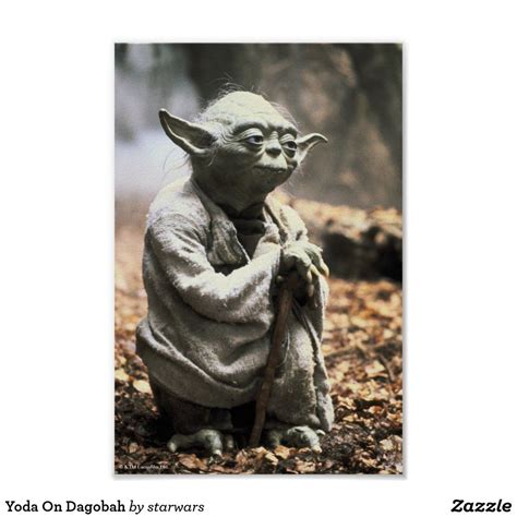 Yoda On Dagobah Poster Star Wars Poster Star Wars Art Yoda