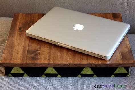 This easy desk is a functional workhorse, perfect for all of those arts and 10. DIY Lap Desk with Hand-Stamped Legend of Zelda Fabric (DIY Gift Time!) - Our Nerd Home