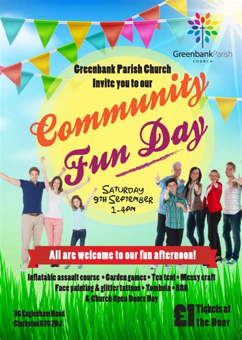 Community Fun Day Leaflet Greenbank Church Clarkston