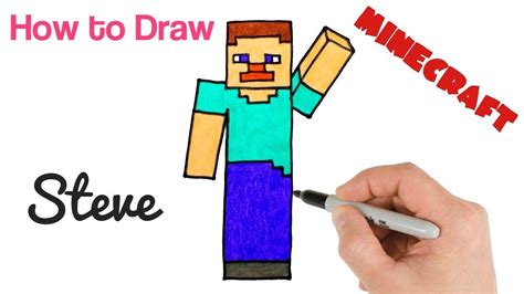 Steve Minecraft How To Draw Draw Hke