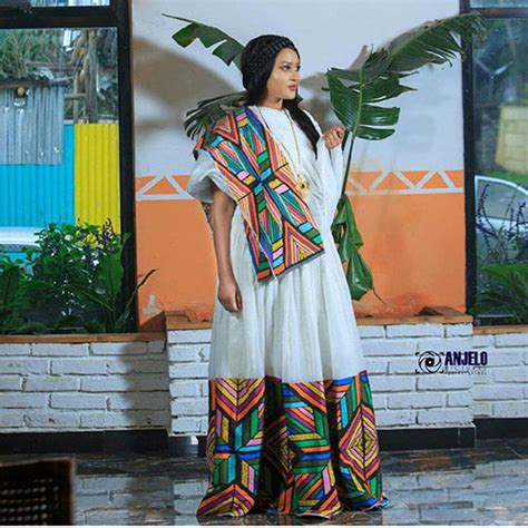 New Fashion Traditional Habesha Kemis - Ethiopian Dress