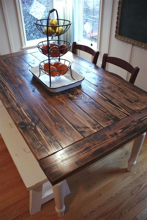 We researched the best options to add to your dining room. 5 Wooden Kitchen Table Ideas for Small Family Home ...