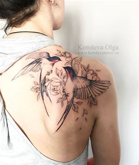 This Is Beautiful Bird Tattoos For Women Bird And Flower Tattoo