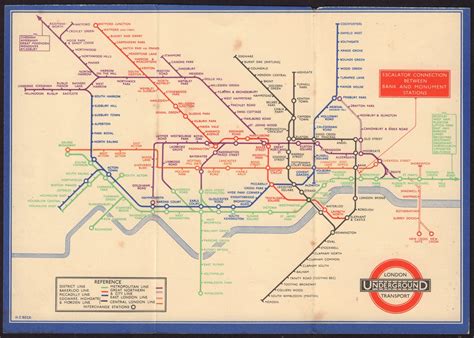 London Underground Tube Map Harry Beck Old Vintage Plan Chart My Xxx Hot Girl
