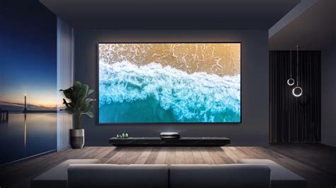 hisense 100l5g laser tv with 100 inch ultra short throw projector screen l5g