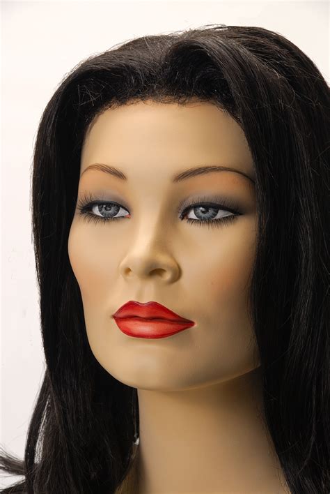 And Heres Our Chinese Female Mannequin Head Tong Sue Done Up