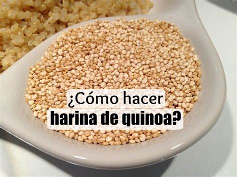 Comido como una botana, el. como hacer harina de quinoa | Como cocinar quinoa, Harina ...
