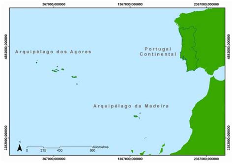 localização de portugal continental e suas regiões autónomas download scientific diagram