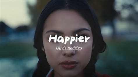 Happier Olivia Rodrigo Lyrics Vietsub Youtube
