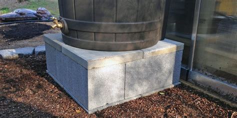 Maybe you would like to learn more about one of these? DIY cinder block rain barrel stand | Rain barrel stand, Rain barrel, Rain barrel stand diy