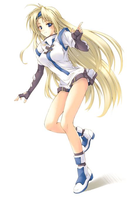 you yude millia rage arc system works guilty gear guilty gear x highres 1girl blonde hair
