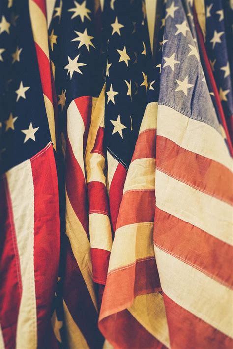 Free Photo Faded Flags Of United States Of America