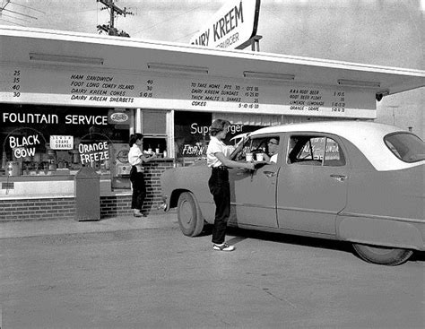 137 Best Images About Vintage Drive In Restaurants Car Hops And Curb